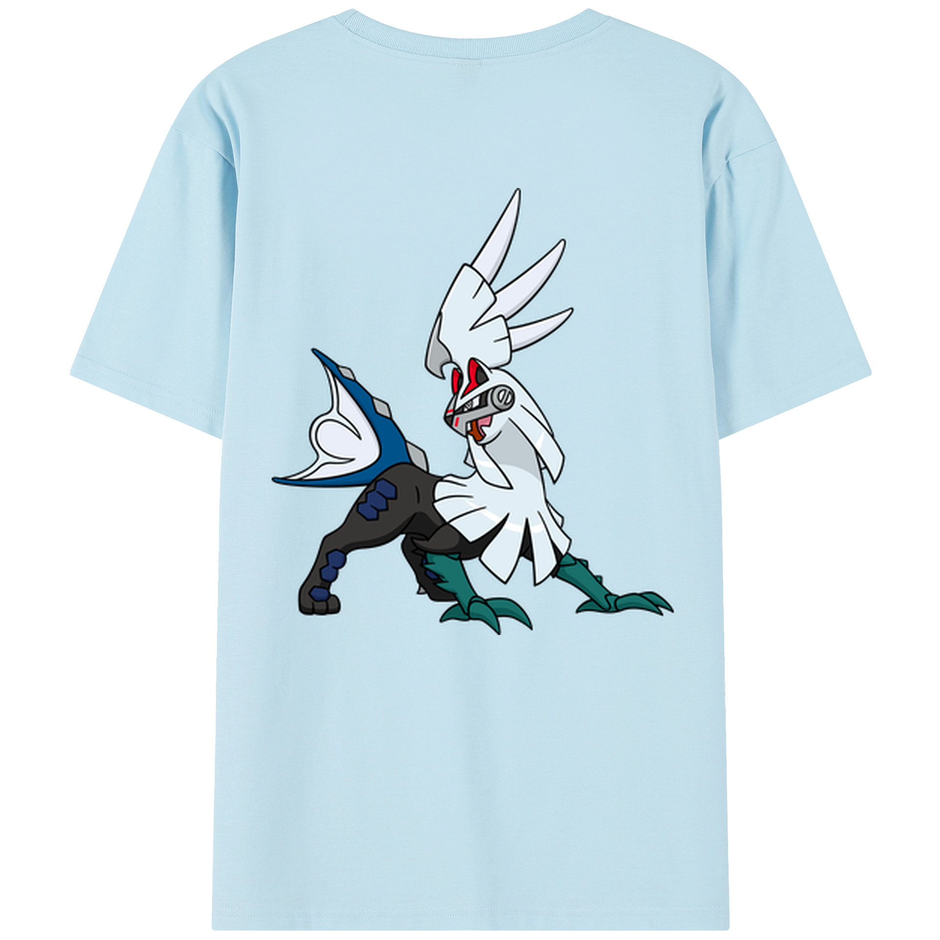 （画像用） ポケットモンスター Pokémon 綿100％半袖Tシャツ（背面プリント）